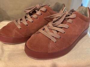 Rag & Bone RB1 Low Mauve Suede Lace-Up Sneakers Size 37